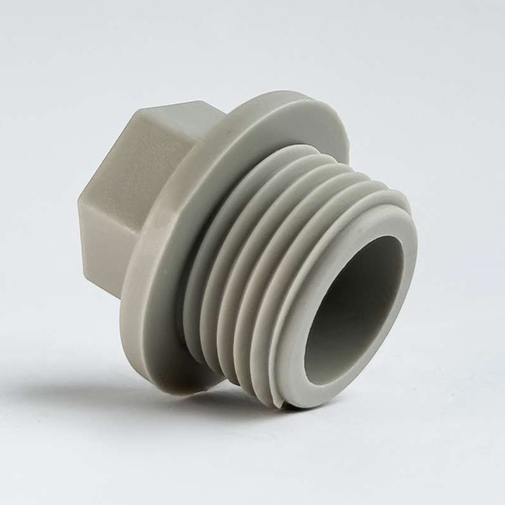 Заглушка Grandi PPR з пластиковим різьбленням 3/4"