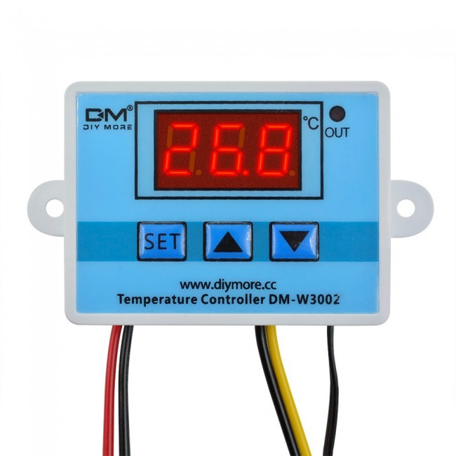 Терморегулятор DM-W3002 220V 1500W программируемое цифровое термореле с датчиком для инкубатора и систем отопления (3009880764)