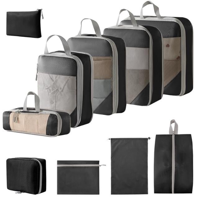 Набір органайзерів 11в1 для подорожей Бірюзовий (КДО-43-12) - фото 5 Набір органайзерів 11в1 для подорожей Бірюзовий (КДО-43-12) - фото 5