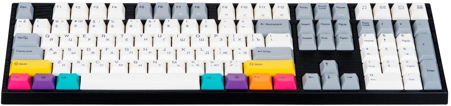 Клавиатура Varmilo VEA108 CMYK Cherry Mx Brown Multicolor (A26A024A2A1A06A007)