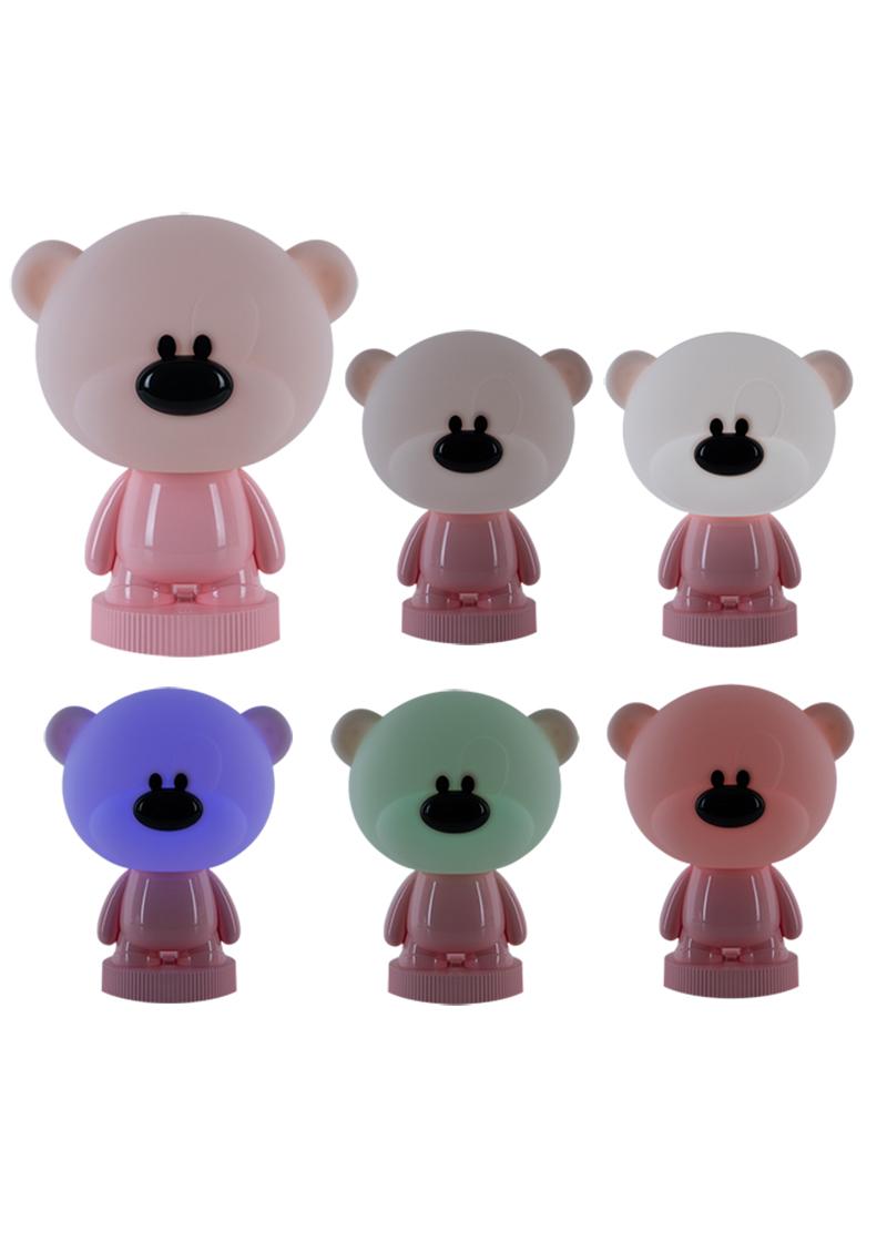 Светильник-ночник LED с аккумулятором KITE Bear Розовый (K24-490-2-2) - фото 4 Светильник-ночник LED с аккумулятором KITE Bear Розовый (K24-490-2-2) - фото 4