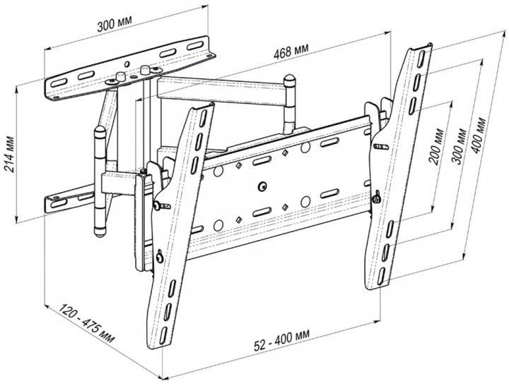 Кронштейн Simpler 49ET 32-65'' 400х400 - фото 4