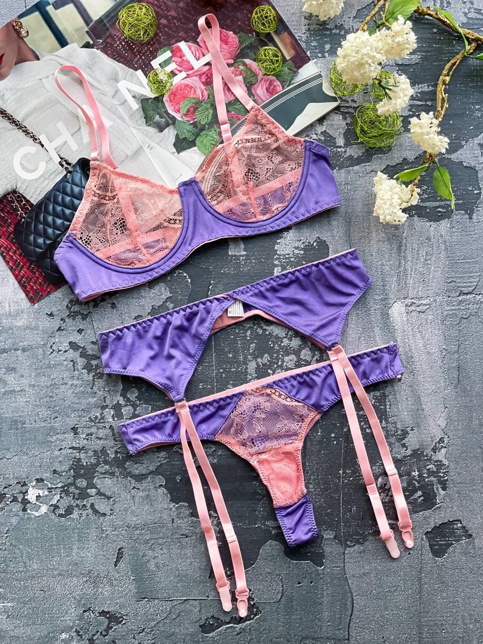 Нижня білизна DO2117 M Рожевий/Фіолетовий - фото 6