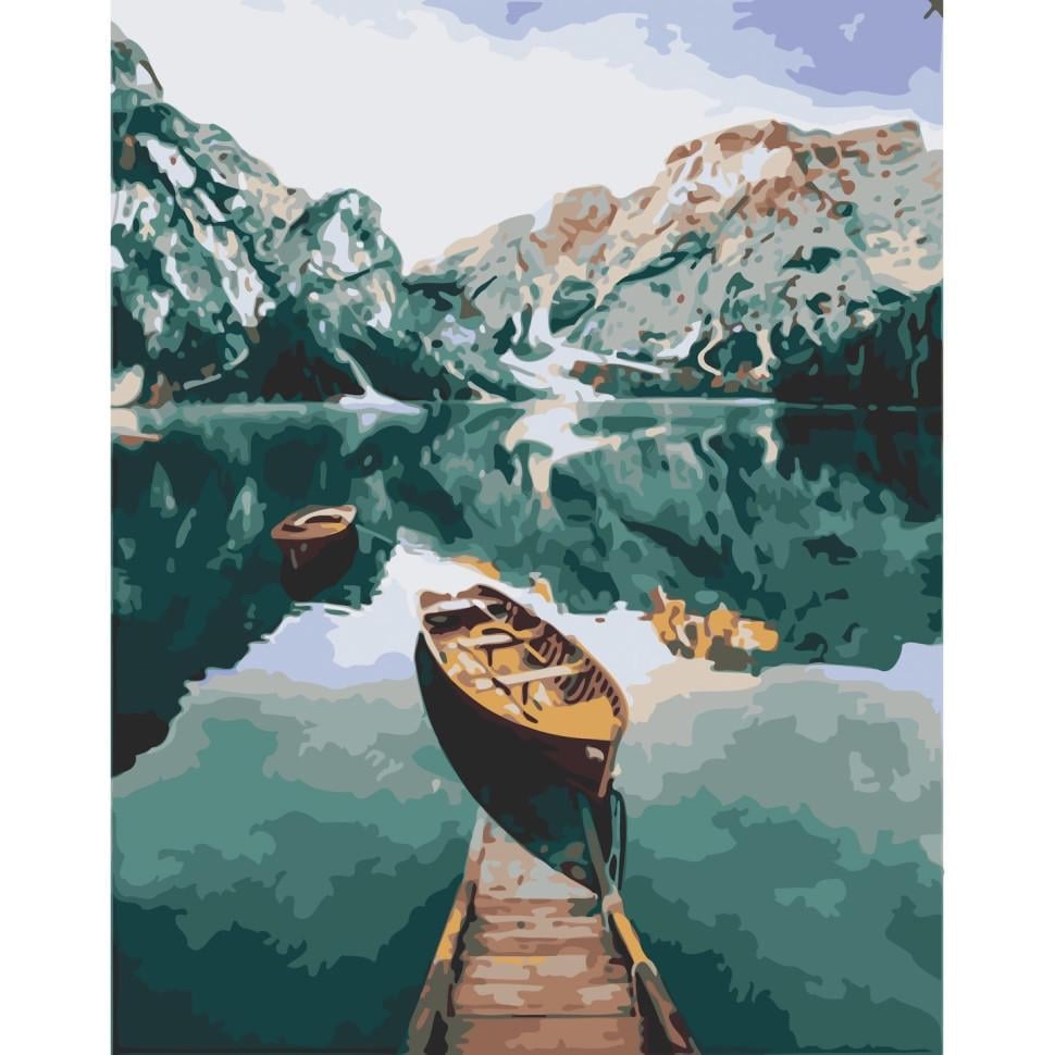Картина за номерами ART CRAFT 10626-AC Човен у фіордах 40x50 см (RLT30673)