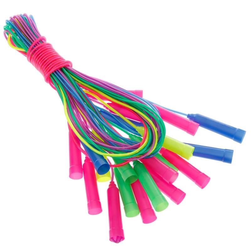 Скакалка дитяча SP-Sport FI-4904 з PVC джгутом 2,6 м 4,5 мм 10 шт. Різнокольоровий (32511085)