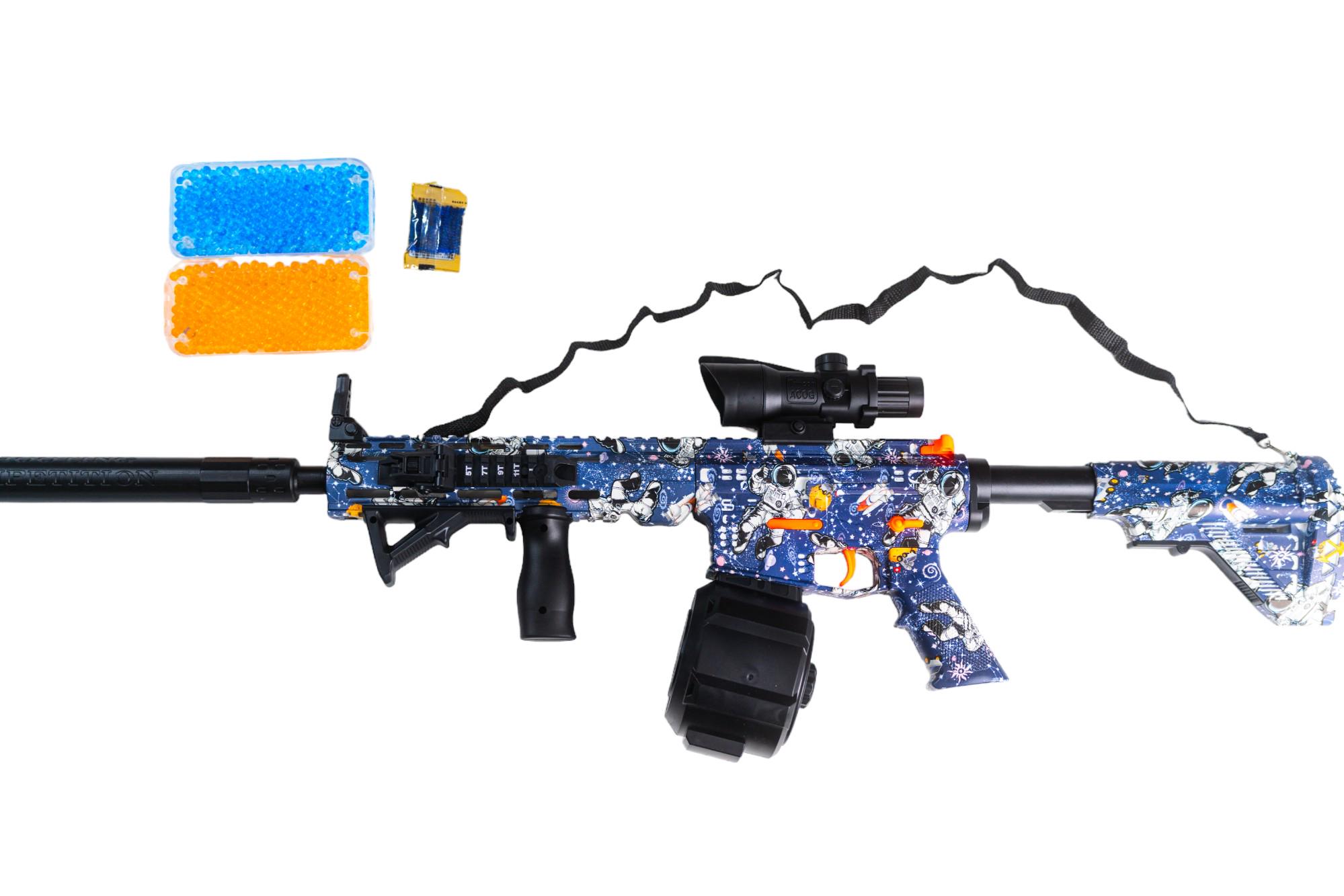 Детское оружие автомат-бластер M4A1 на орбизах (WH01B)