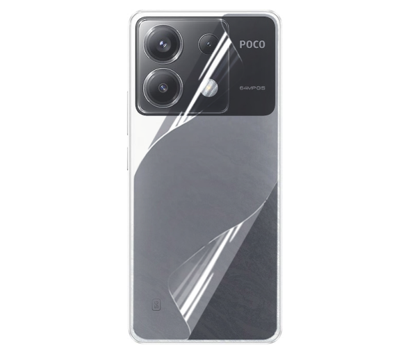 Противоударная гидрогелевая пленка Hydrogel Film для Xiaomi Poco X6 на заднюю панель, Transparent Противоударная гидрогелевая пленка Hydrogel Film для Xiaomi Poco X6 на заднюю панель, Transparent