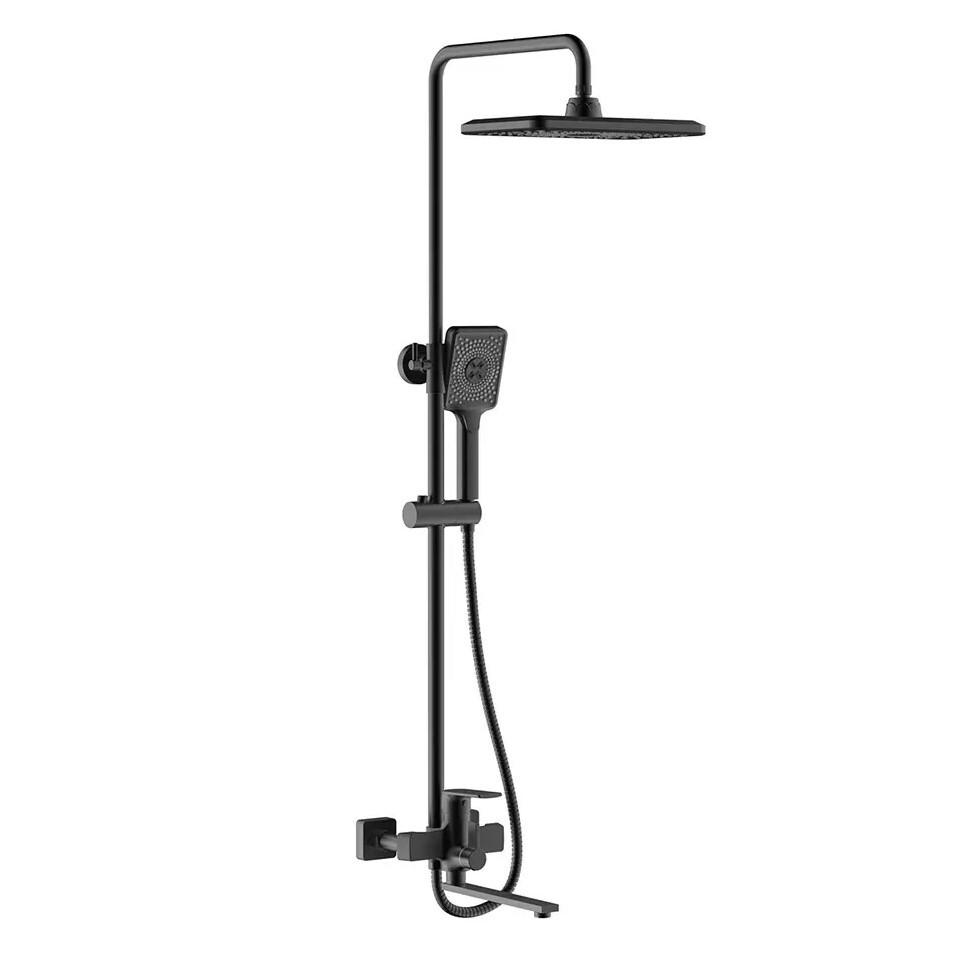 Душова система із змішувачем Frap F2471-6 Чорний (173486)