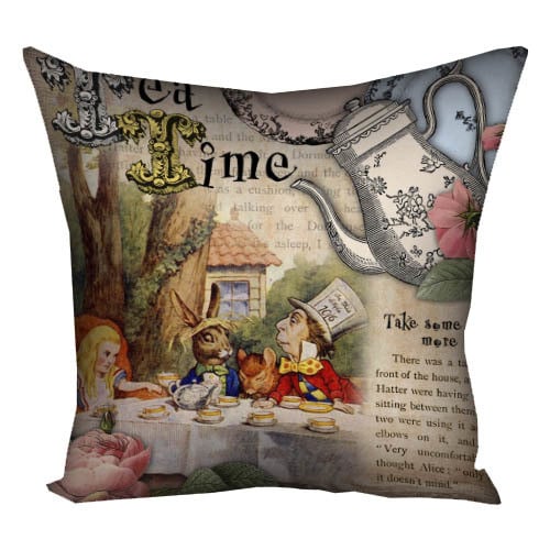 Подушка с принтом Tea time 50x50 см (5P_WON009)