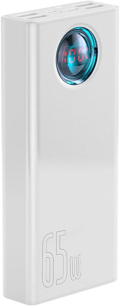 Повербанк BASEUS Amblight Digital Display Quick Charge 65W 30000 mAh White (000553) - фото 3