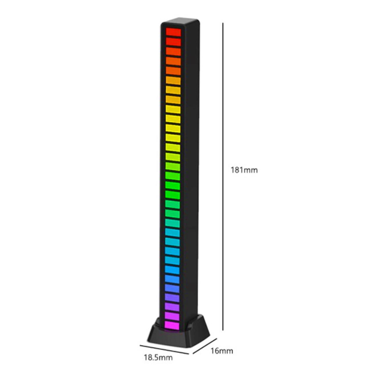 Музыкальный светильник RGB USB лампа со звуковым управлением 2 шт. - фото 4