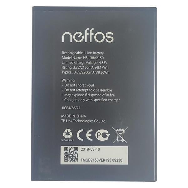 Акумулятор TP Link NBL-38A2150 Neffos C7 Lite 3840 mAh