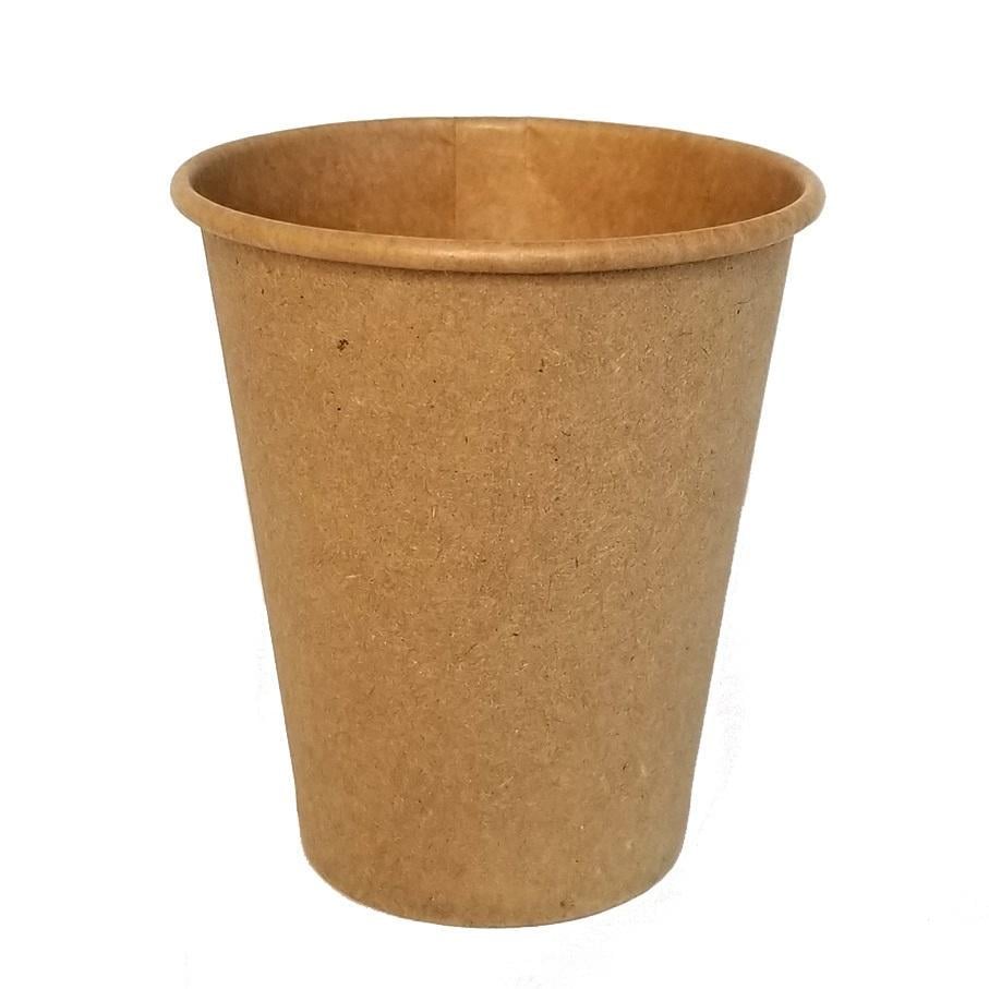 Стакан 1-слойный 175 мл 50 шт. Крафт (DC-0021)