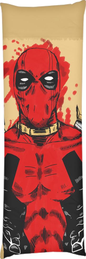 Подушка дакимакура Deadpool 4 60x180 см (14102476)