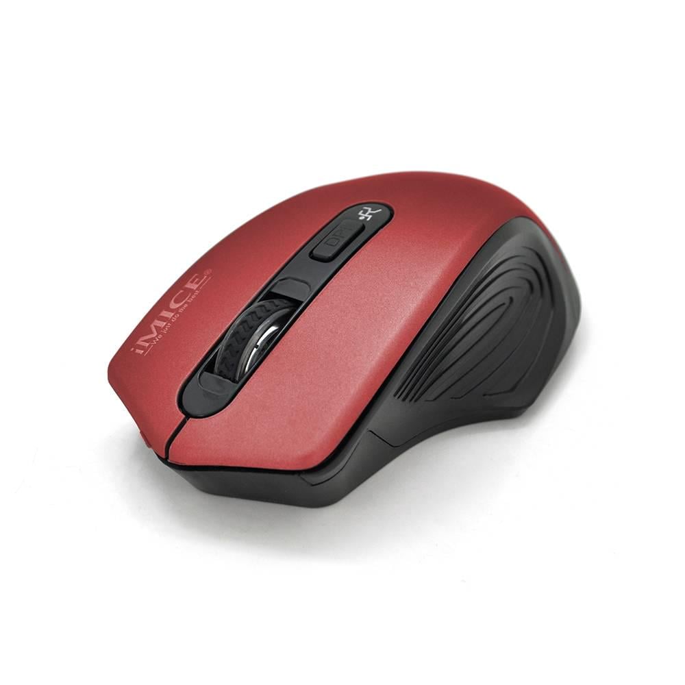 Миша бездротова iMice G-1800 4 кнопки 800/1200/1600 DPI 2,4Ghz 10 м Red (27664)