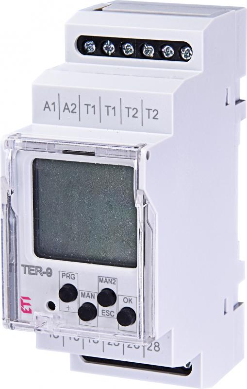 Реле контроля температуры цифровое ETI TER-9 8А 230V с таймером (2471824)