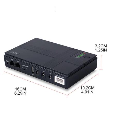 Адаптер живлення Mini UPS резервний портативний (UPS) - фото 4