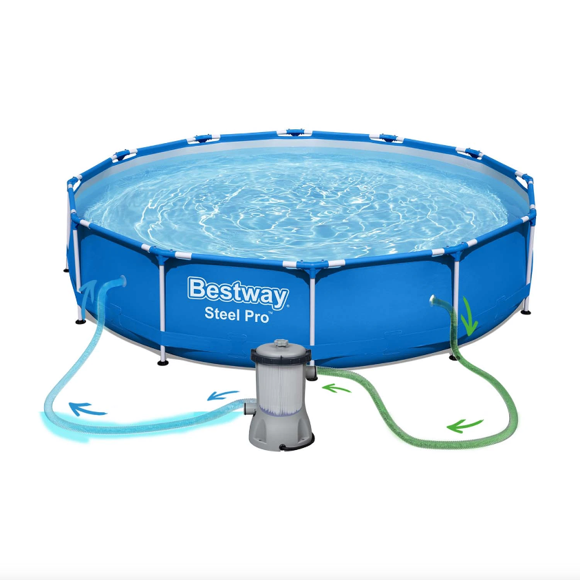 Бассейн каркасный Bestway с насосом и фильтром для воды 366х76 см (56681) - фото 3 Бассейн каркасный Bestway с насосом и фильтром для воды 366х76 см (56681) - фото 3