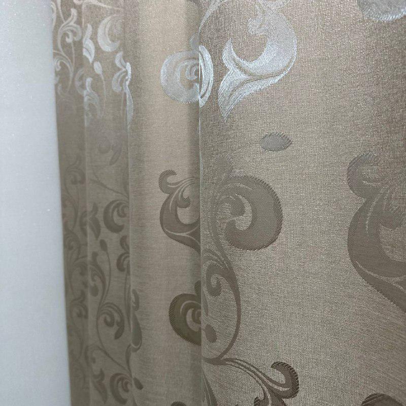 Штори Toscana жаккардові 1,5х2,7 м 2 шт. Бежевий - фото 5 Штори Toscana жаккардові 1,5х2,7 м 2 шт. Бежевий - фото 5
