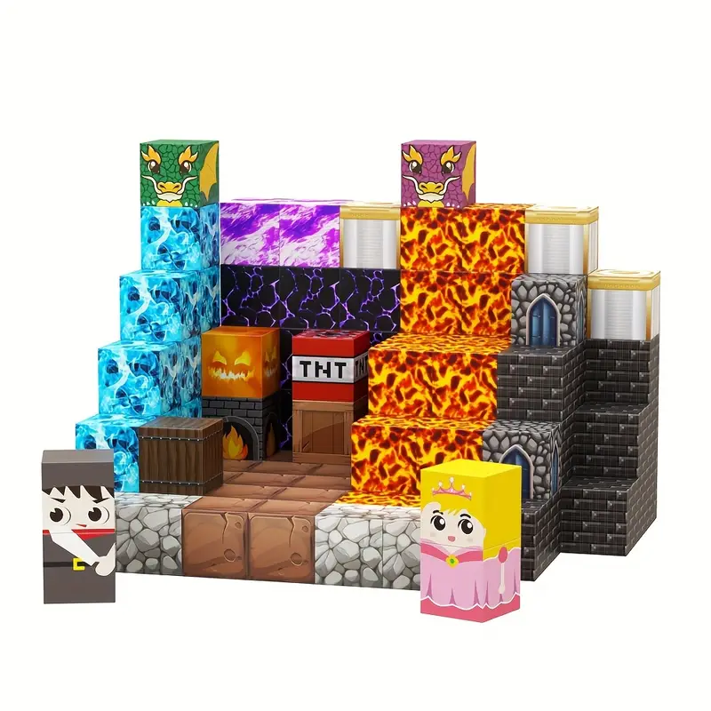 Конструктор магнитный Minecraft Подземелье замка 108 шт. (2698989461) - фото 3 Конструктор магнитный Minecraft Подземелье замка 108 шт. (2698989461) - фото 3