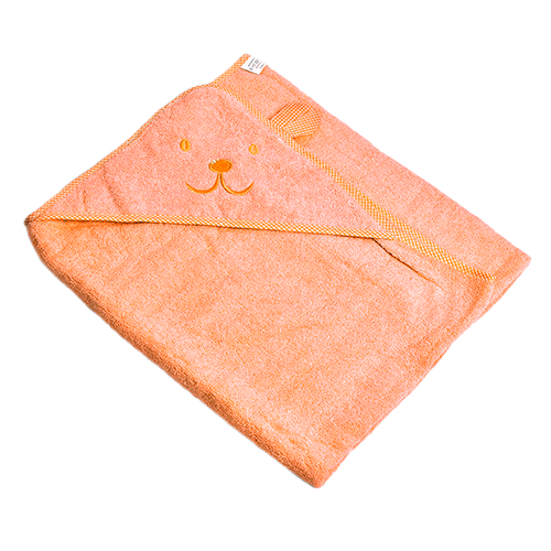 Полотенце детское с уголком Stenson 90x90 см Orange (C27679)
