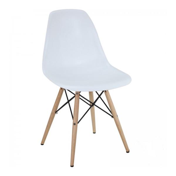 Стілець на ніжках Тау Вуд Білий