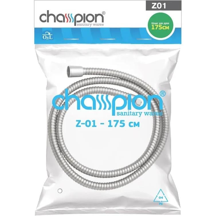 Шланг для душа Champion 175 см Хром (ZX0425)