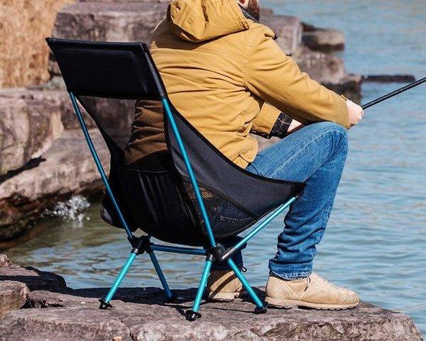 Крісло складне Naturehike YL06 New Backrest Chair NH18Y060-Z Black - фото 4