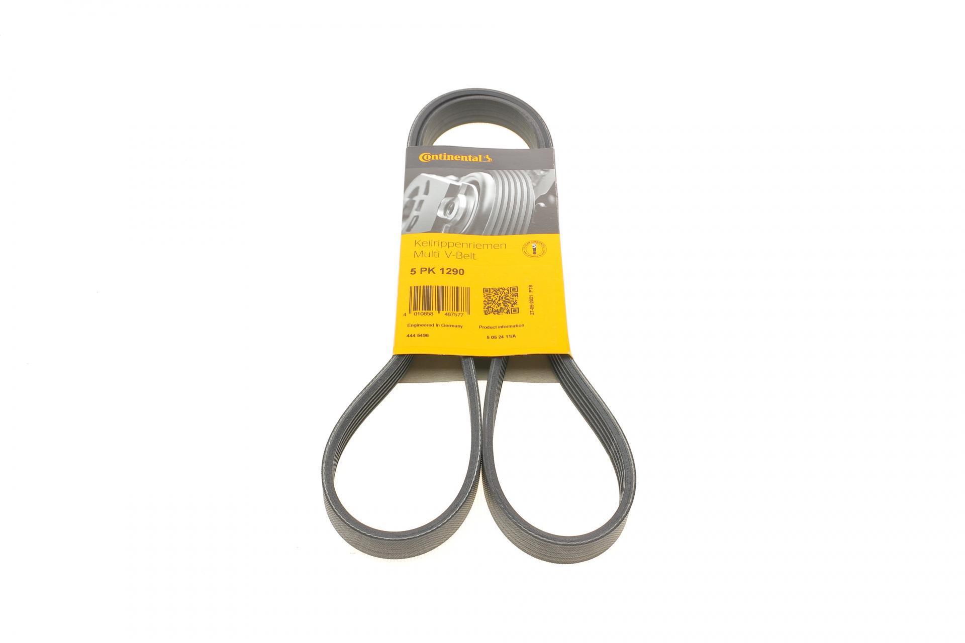 Ремень генератора Continental для MB A-class W168 97-04 (5PK1290)