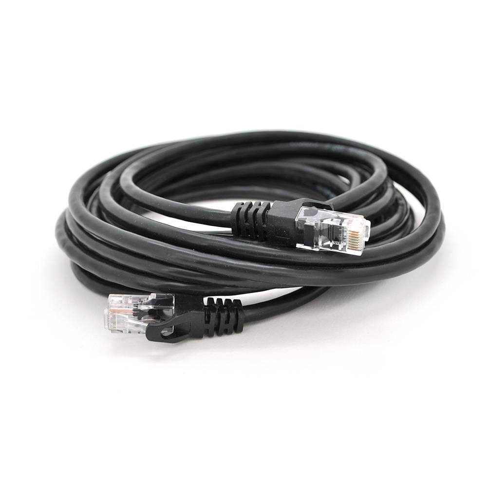 Патч-корд литий Ritar UTP RJ45 Cat.6 15 м Cu мідь Чорний