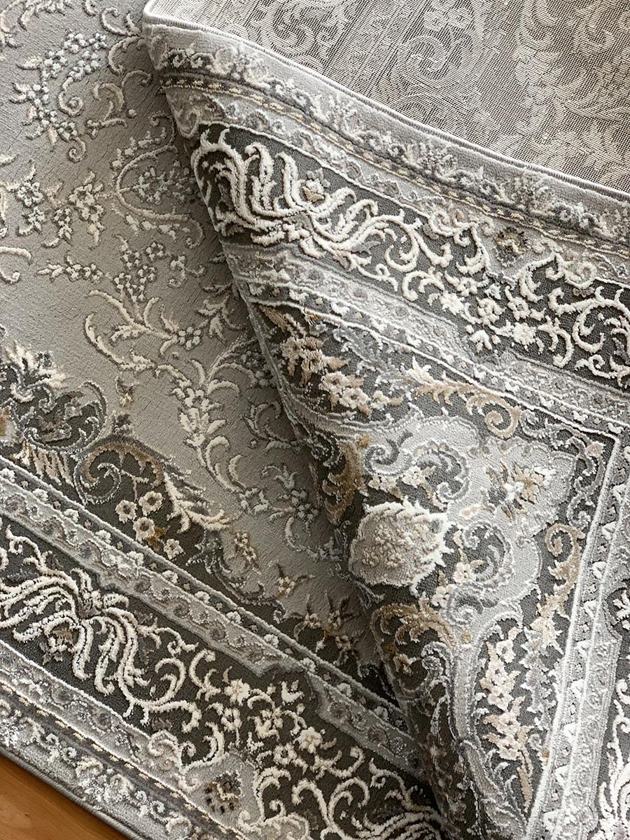 Ковер Hera tz20b круглый 200x200 см Light gray (98862020) - фото 3 Ковер Hera tz20b круглый 200x200 см Light gray (98862020) - фото 3