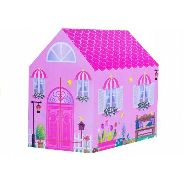 Игровая палатка-домик Princess Home 93х69х103 см из текстиля Розовый Игровая палатка-домик Princess Home 93х69х103 см из текстиля Розовый