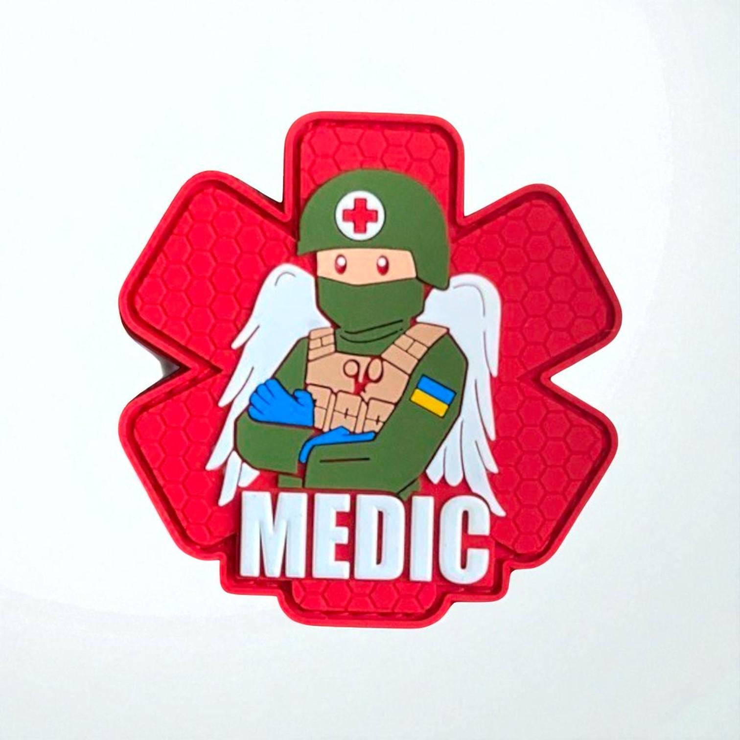 Шеврон "Medic" Червоний