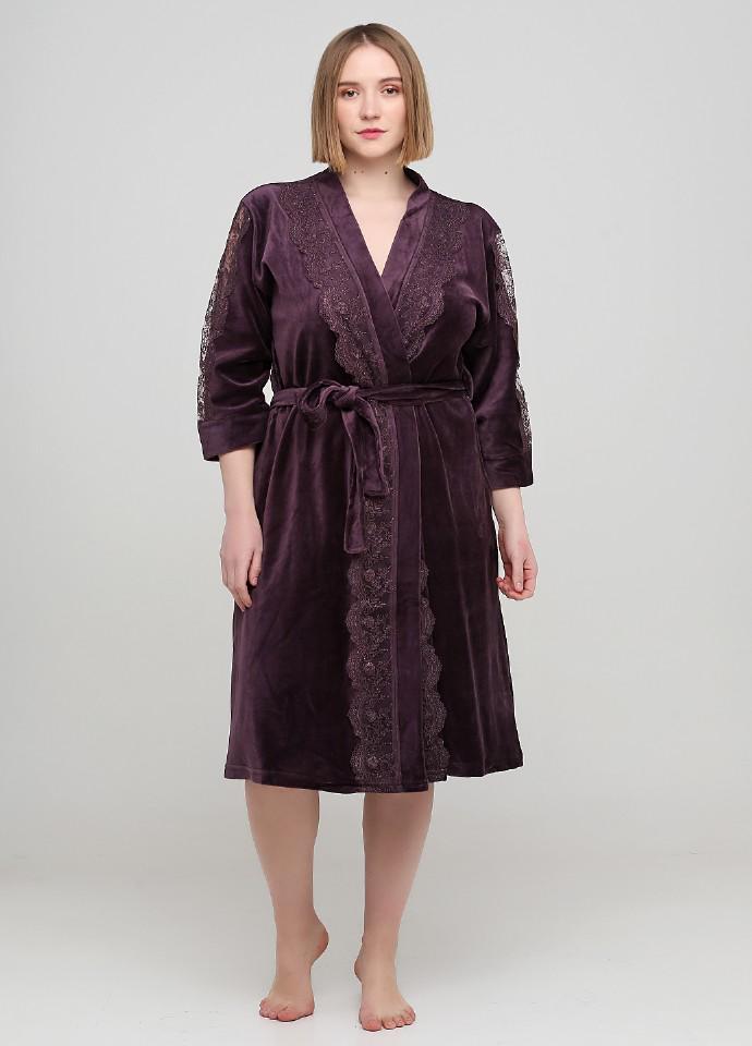 Халат Romeo Life XL Сливовый (3599-34) Халат Romeo Life XL Сливовый (3599-34)