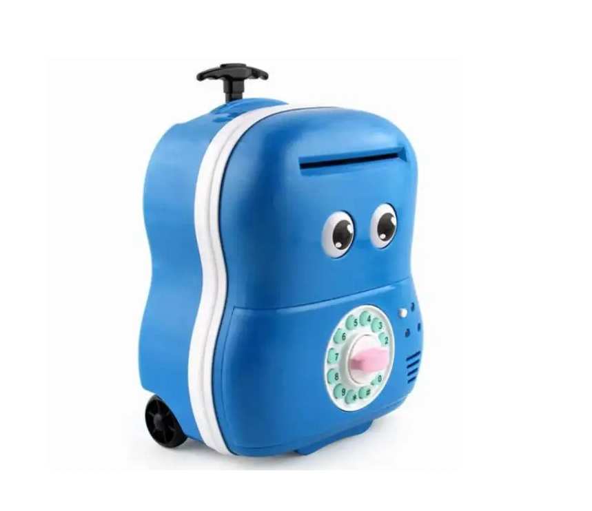 Сейф детский Чемодан 363-9A Голубой (1-25-9877) Сейф детский Чемодан 363-9A Голубой (1-25-9877)