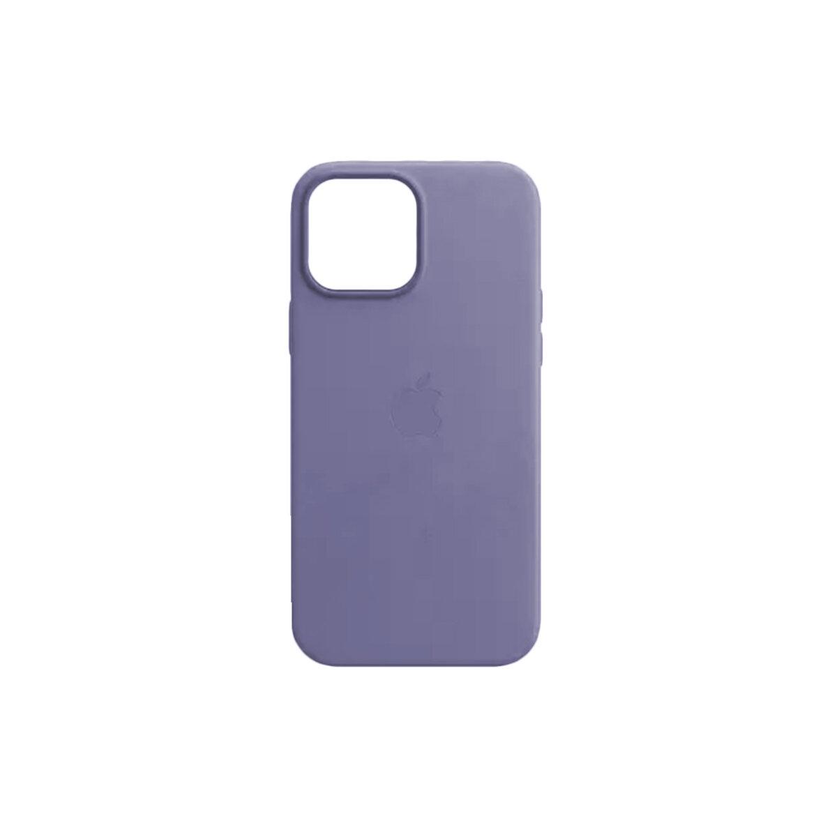 Противоударный чехол для Apple iPhone 15 Pro Leather AAA Full Magsafe IC Wisteria