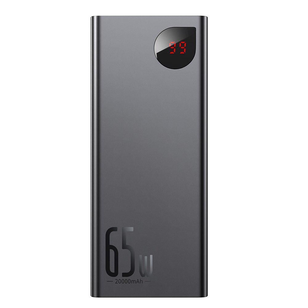 Повербанк для ноутбука Baseus Adaman 20000 mAh 65 W Чорний - фото 3 Повербанк для ноутбука Baseus Adaman 20000 mAh 65 W Чорний - фото 3