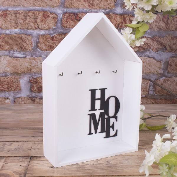 Ключница HOME 2194 Открытый домик Белый (100285)