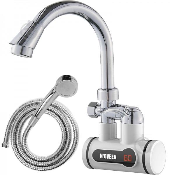 Кран водонагреватель проточный со шлангом Noveen IWH370