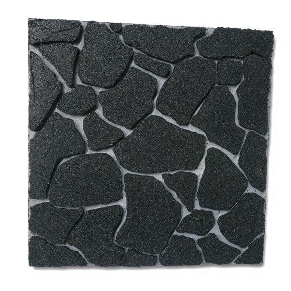 Декоративная плитка Дикий камень гибкий 500х500х30 мм Черный (2562227302)