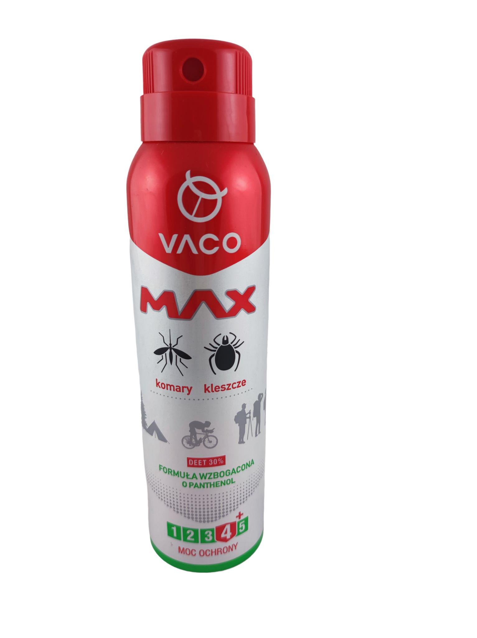 Спрей VACO Max Deet 30% от комаров клещей и мошек с пантенолом 100 мл (000002) - фото 1