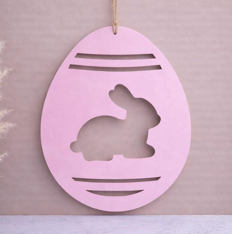 Подвеска писанка с кроликом (9089-4)