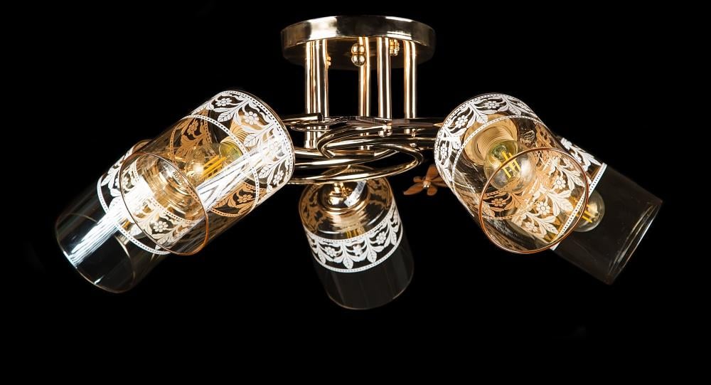 Люстра с плафонами Ray L9717A/5 FGD (IR006323)