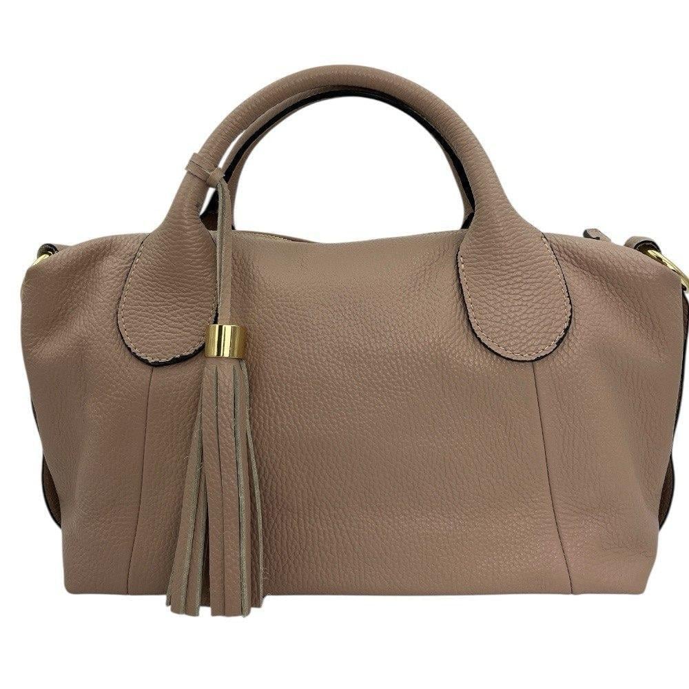 Женская сумка из натуральной кожи Felicita Пудровый (6828801894)