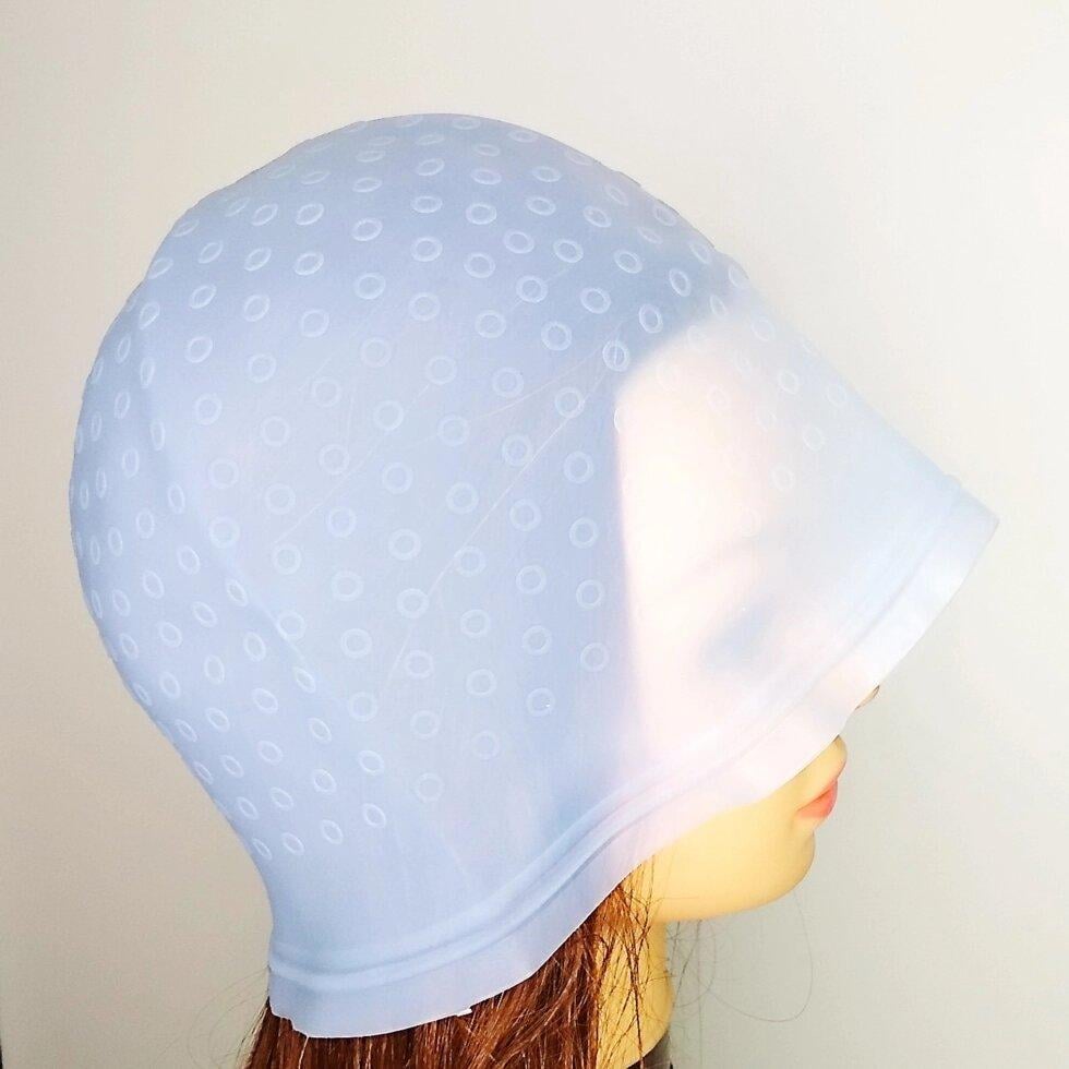 Шапочка силиконовая для отбеливания волос ДенІС professional Голубой (1482521797)