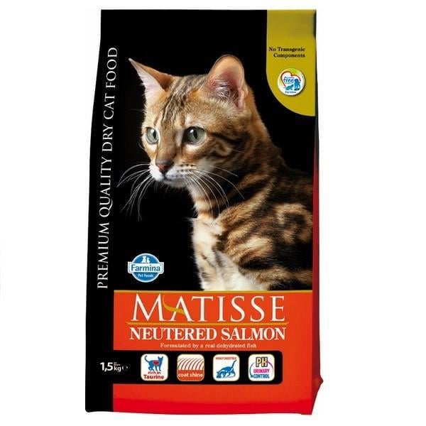 Корм сухой Farmina Matisse Neutered Salmon для стерилизованных кошек с лососем 1,5 кг (2998382270) Корм сухой Farmina Matisse Neutered Salmon для стерилизованных кошек с лососем 1,5 кг (2998382270)