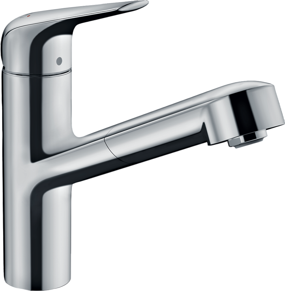 Смеситель для кухни Hansgrohe Focus M42 71829000 с видвижной лейкой Хром (152687)