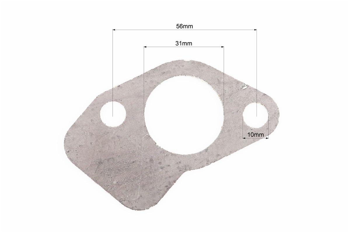 Прокладка глушителя Тип 2 паронит для двигателей 178F/186F - фото 2 Прокладка глушителя Тип 2 паронит для двигателей 178F/186F - фото 2