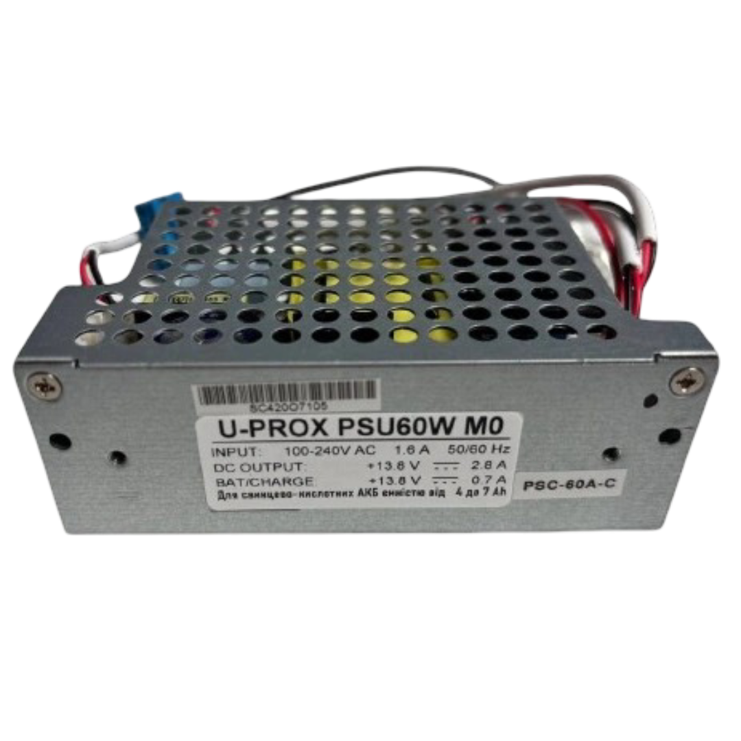 Блок питания U-PROX PSU60W 14В 2.8А M0 kit с функцией UPS для IP-контроллеров Silver (PSU60W)