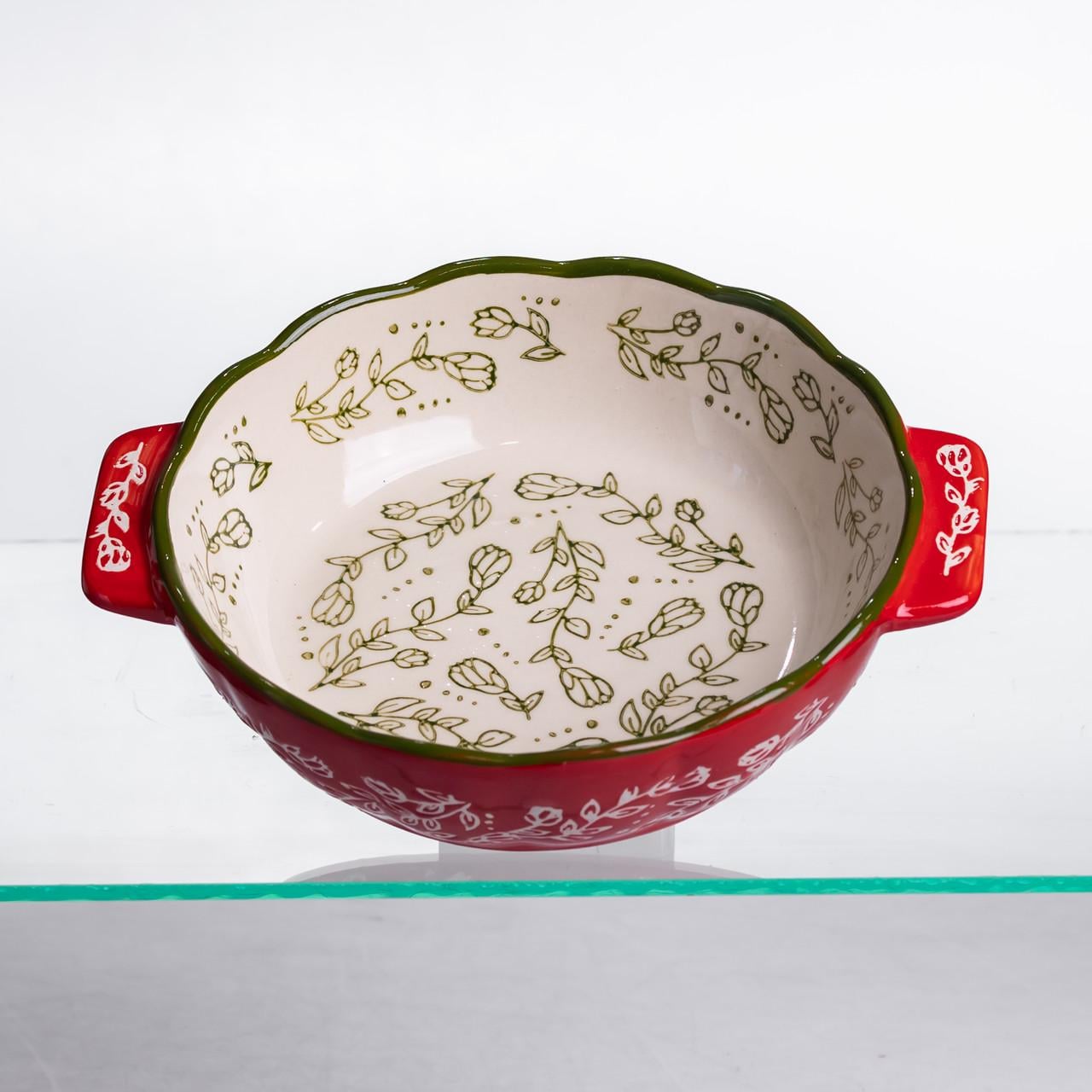 Форма для запекания Vintage HM04-05 500 мл с ручками Красный (9125) Форма для запекания Vintage HM04-05 500 мл с ручками Красный (9125)